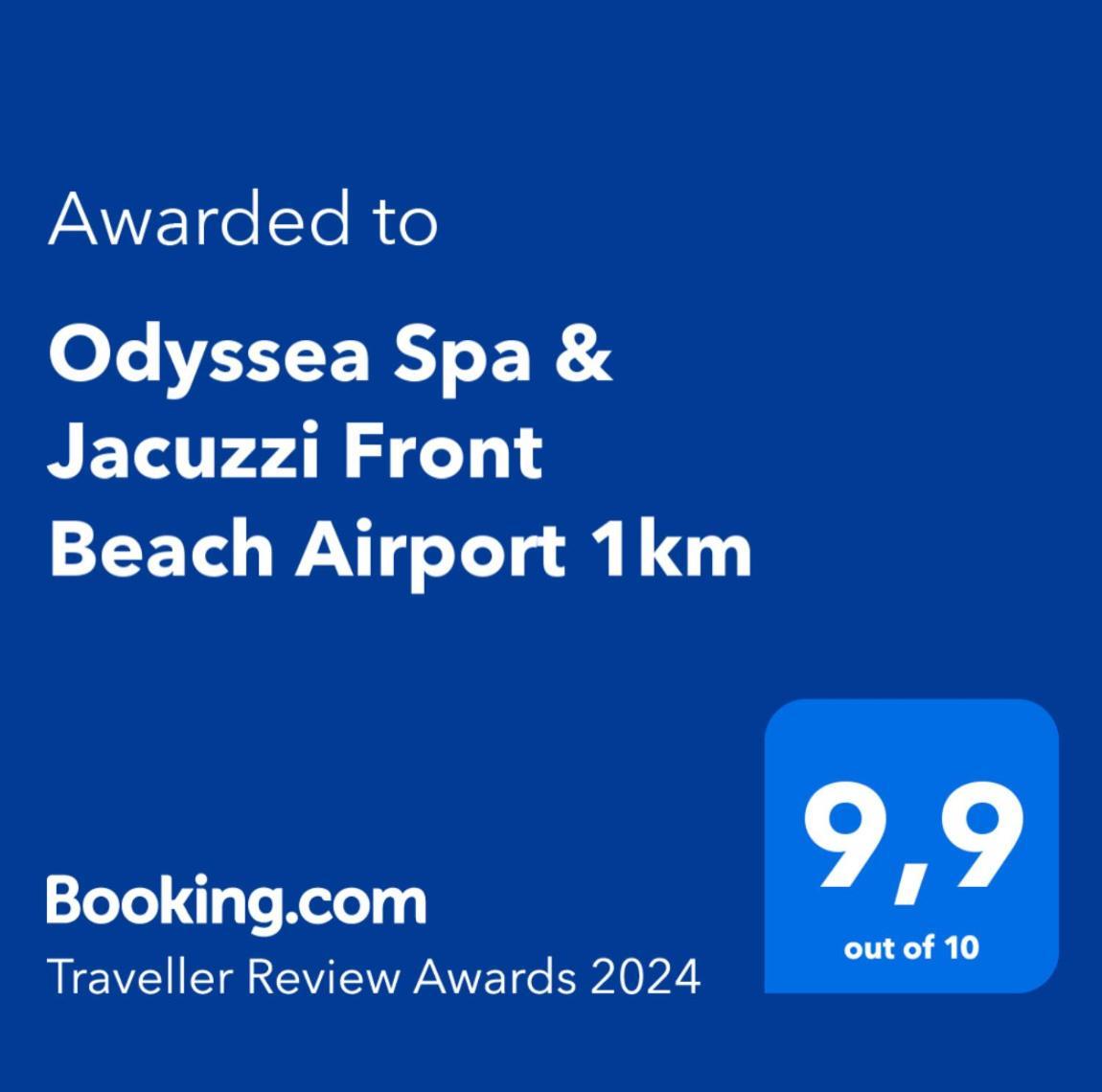 Odyssea Top View & Hot Jacuzzi Front Beach Kremasztí Kültér fotó